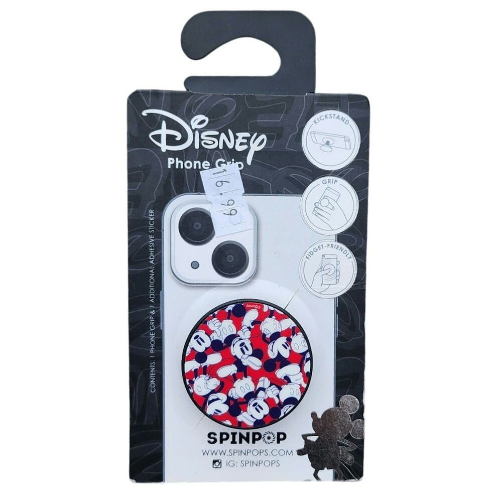 Mickey Mouse SpinPop Disney Phone Grip Brand New NIP Kickstand Fidget-Friendly